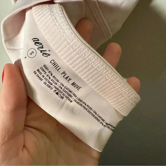 Aerie baby pink bra top S - Picture 6 of 6